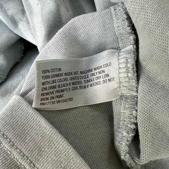 Wild Fable Slate Slate Blue Long Sleeve Heavy Knit T-Shirt Size XXS relax fit - Picture 6 of 14